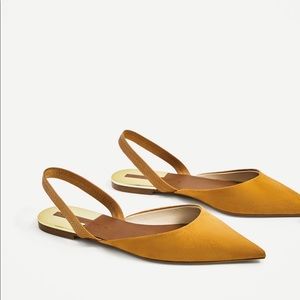 ZARA BASIC Slingback Flats